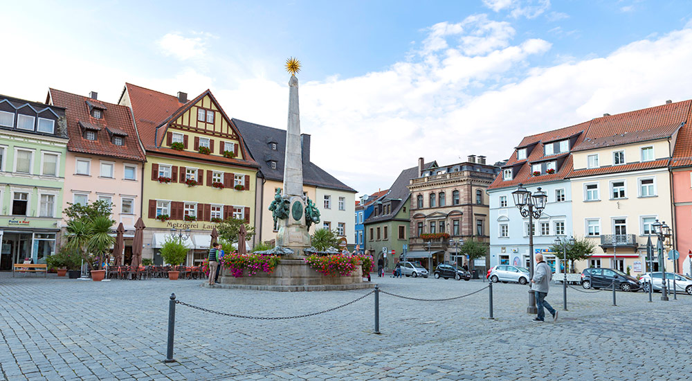 Der Kulmbacher Marktplatz